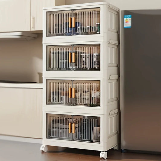 Stackable Rolling Storage Cabinet